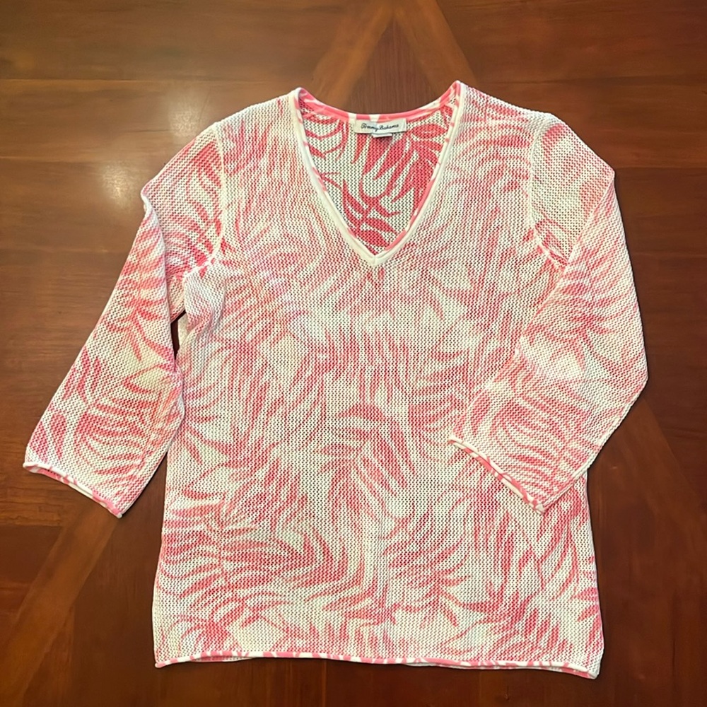 Tommy Bahama cotton V Neck sweater